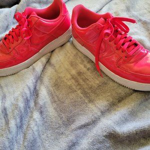 Hot Pink Air Force 1's